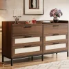 Tribesigns Chests Of Drawers*6 - Drawer Dresser, 55" Rustic Chest of Drawers Dresser Organizer