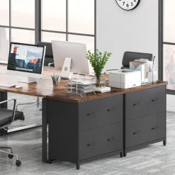 Tribesigns Printer Stands|Printer Stands*2 - Drawer File Cabinet, Lateral Filing Cabinet Printer Stand