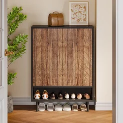 Tribesigns Shoe Racks & Cabinets|Shoe Racks & Cabinets*18 - Pair Shoe Cabinet, 6 - Tier Shoe Rack Organizer Cabinet with Door