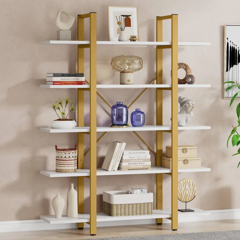 Tribesigns Bookcases & Bookshelves|Bookcases & Bookshelves*5 - Tier Bookshelf, Open Etagere Bookcase Storage Display Rack