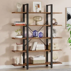 Tribesigns Bookcases & Bookshelves|Bookcases & Bookshelves*5 - Tier Bookshelf, Open Etagere Bookcase Storage Display Rack