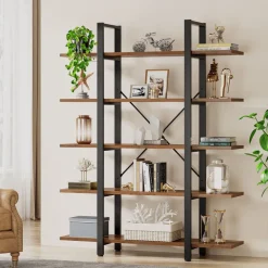 Tribesigns Bookcases & Bookshelves|Bookcases & Bookshelves*5 - Tier Bookshelf, Open Etagere Bookcase Storage Display Rack