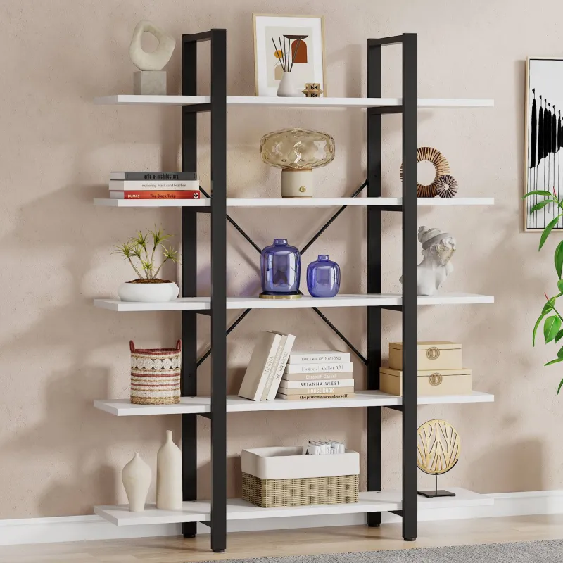 Tribesigns Bookcases & Bookshelves|Bookcases & Bookshelves*5 - Tier Bookshelf, Open Etagere Bookcase Storage Display Rack