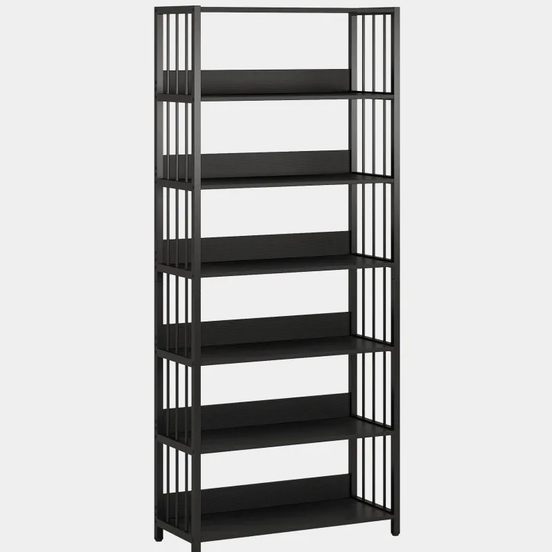 Tribesigns Bookcases & Bookshelves|Bookcases & Bookshelves*6 - Tier Bookshelf, Vintage Storage Display Rack With Open Shelves
