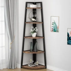 Tribesigns Bookcases & Bookshelves|Bookcases & Bookshelves*5 - Tier Corner Shelf, 70