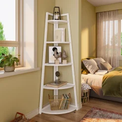 Tribesigns Bookcases & Bookshelves|Bookcases & Bookshelves*5 - Tier Corner Shelf, 70