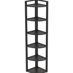 Tribesigns Corner Shelves|Corner Shelves*6 - Tier Corner Shelf, Small Corner Bookshelf Storage Rack