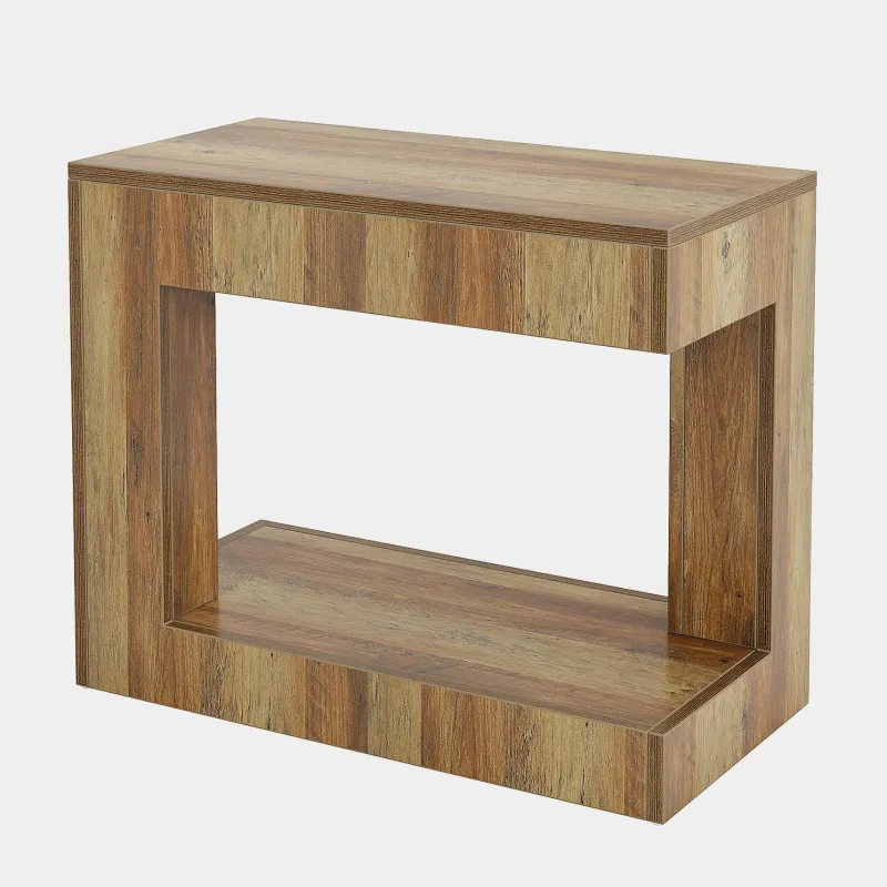 Tribesigns End & Side Tables*2 - Tier End Table, Small Sofa Side Table With Open Storage Shelf