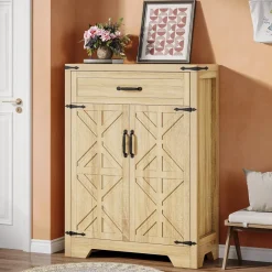 Tribesigns Shoe Racks & Cabinets|Shoe Racks & Cabinets*5 - Tier Shoe Cabinet, Farmhouse Shoe Racks Entryway Storage Organizer