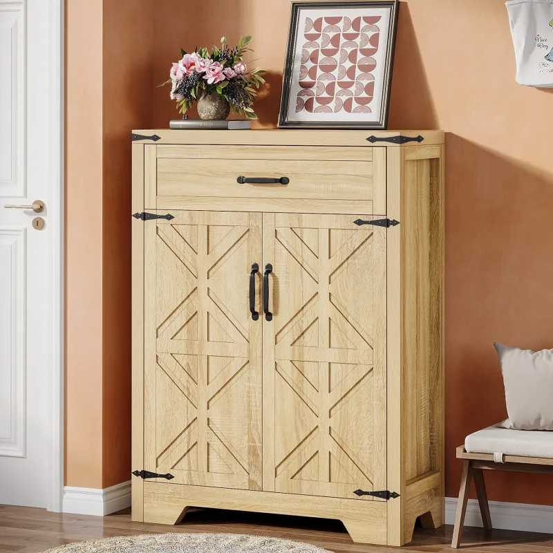 Tribesigns Shoe Racks & Cabinets|Shoe Racks & Cabinets*5 - Tier Shoe Cabinet, Farmhouse Shoe Racks Entryway Storage Organizer