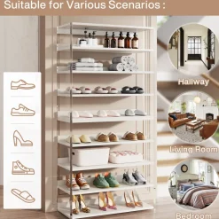 Tribesigns Shoe Racks & Cabinets|Shoe Racks & Cabinets*8 - Tier Shoe Rack, 32 Pair Modern Shoe Storage Cabinet