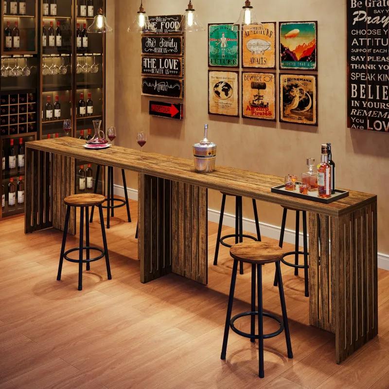 Tribesigns Dining Tables*63" Bar Table, Rectangular High Top Kitchen & Dining Table(Only Table)