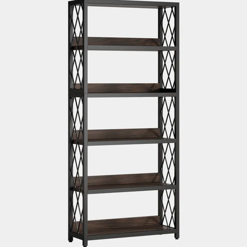 Tribesigns Bookcases & Bookshelves|Bookcases & Bookshelves*67" Book Shelf, 5 - Tier Bookcase Storage Organizer with Open Shelves