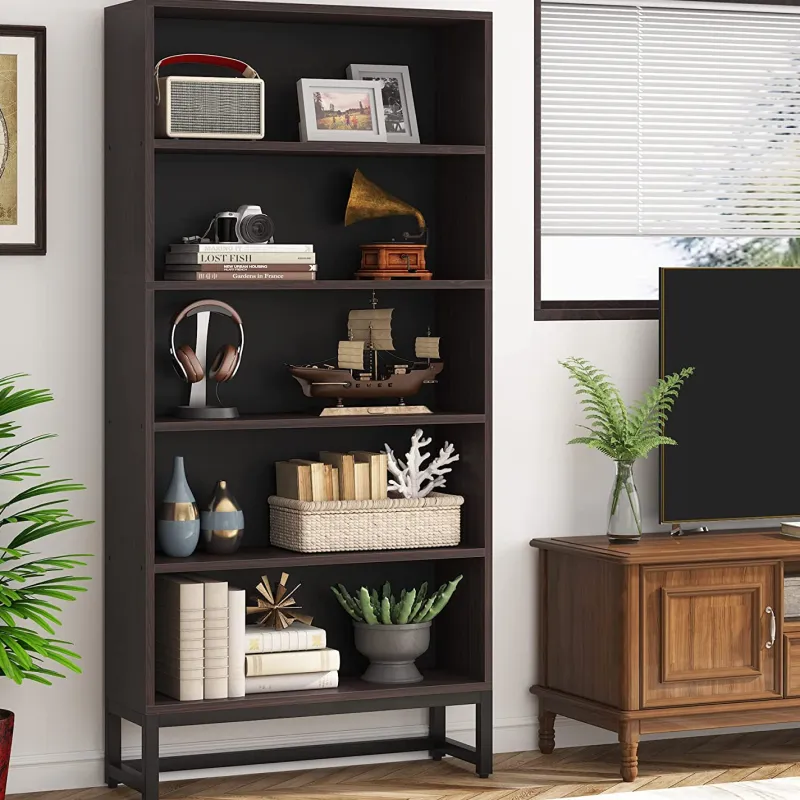 Tribesigns Bookcases & Bookshelves|Bookcases & Bookshelves*70.8" Bookcase, Large Bookshelf Organizer with 5 - Tier Storage Shelves