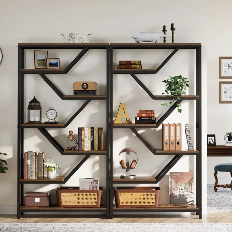 Tribesigns Bookcases & Bookshelves|Bookcases & Bookshelves*72" Bookshelf, 6 - Tier Bookcase Etagere Open Storage Organizer