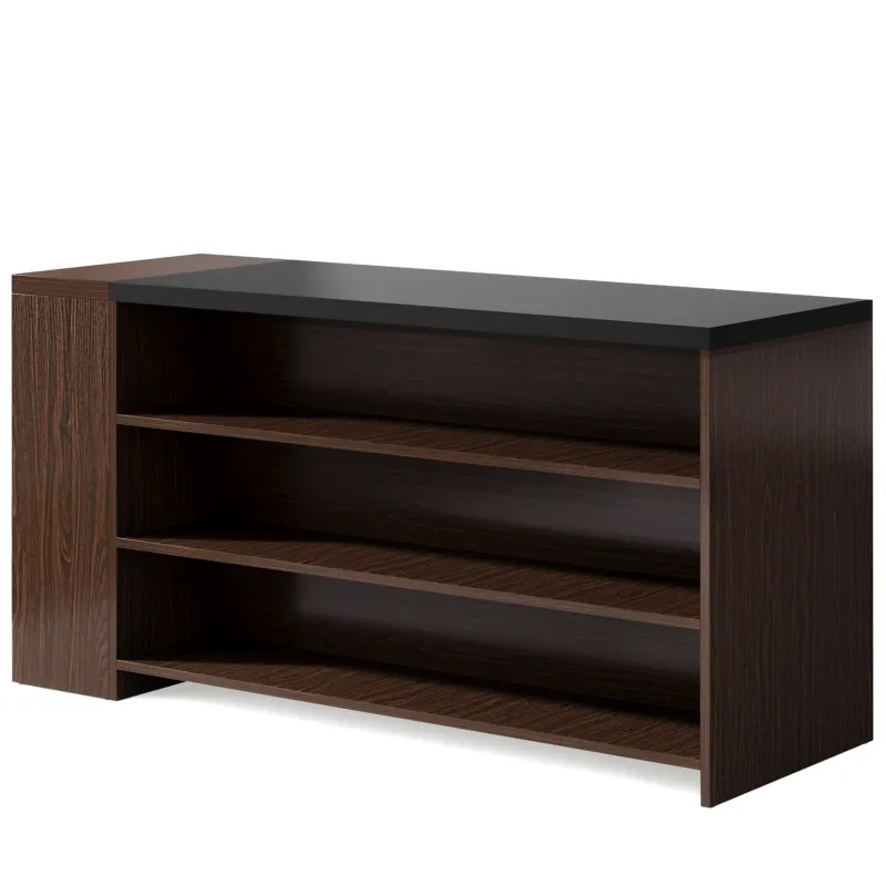 Tribesigns Kitchen Islands|Kitchen Islands*55" Coffee Bar Table, 5 - Tier Kitchen Island Storage Cabinet