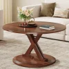 Tribesigns Coffee Tables*31.5" Coffee Table, Mid - Century Accent Center Table with X - Shaped Base