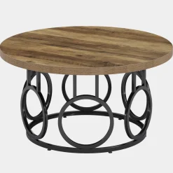 Tribesigns Coffee Tables*31.5" Coffee Table, Rustic Center Table Snack Table