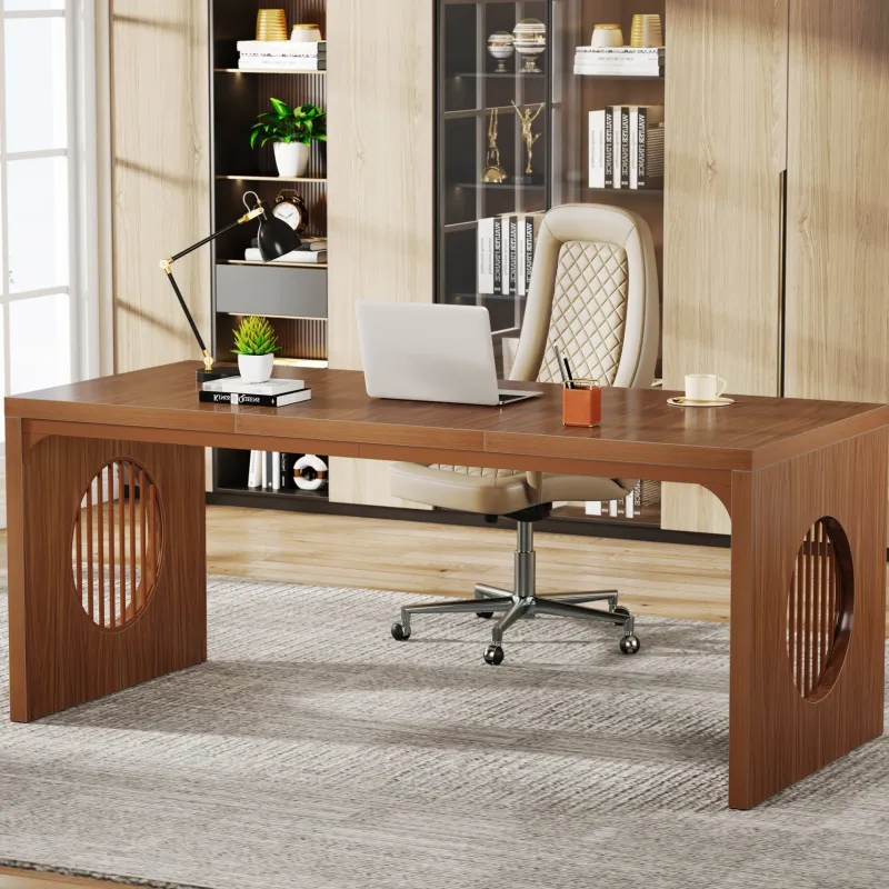 Tribesigns Desks*62.99" Computer Desk, Rectangular Executive desk Conference Table For 4-6
