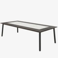 Tribesigns Desks*79" Conference Table, Rectangular Executive Desk with Metal Frame
