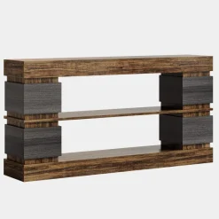 Tribesigns Console Tables|Console Tables*63" Console Table, 3 - Tier Farmhouse Hallway Sofa Table