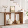 Tribesigns Console Tables|Console Tables*70.9" Console Table, Farmhouse Long Entryway Sofa Table with Storage