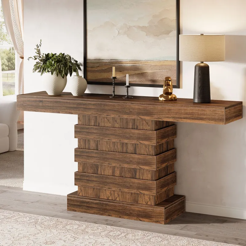 Tribesigns Console Tables|Console Tables*63” Console Table, Farmhouse Sofa Table Narrow Entryway Table