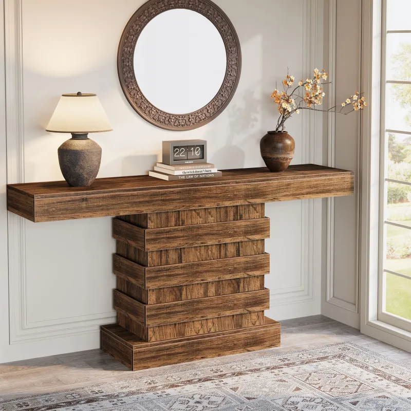 Tribesigns Console Tables|Console Tables*63” Console Table, Farmhouse Sofa Table Narrow Entryway Table