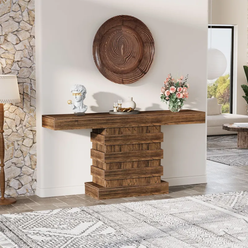 Tribesigns Console Tables|Console Tables*63” Console Table, Farmhouse Sofa Table Narrow Entryway Table