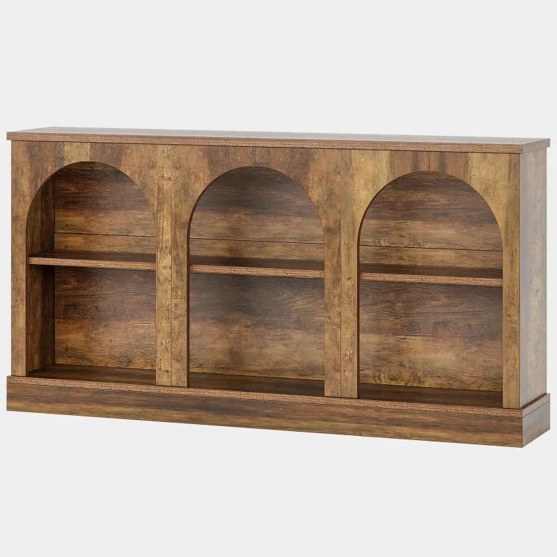 Tribesigns Console Tables|Console Tables*63" Console Table, Farmhouse Entryway Table with 3 Tier Storage