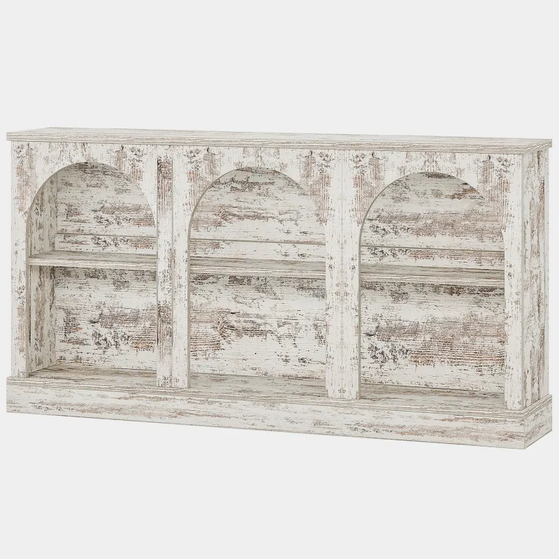 Tribesigns Console Tables|Console Tables*63" Console Table, Farmhouse Entryway Table with 3 Tier Storage