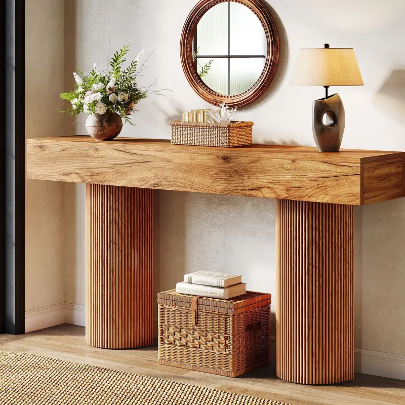 Tribesigns Console Tables|Console Tables*63" Console Table, Farmhouse Sofa Table Entryway Table