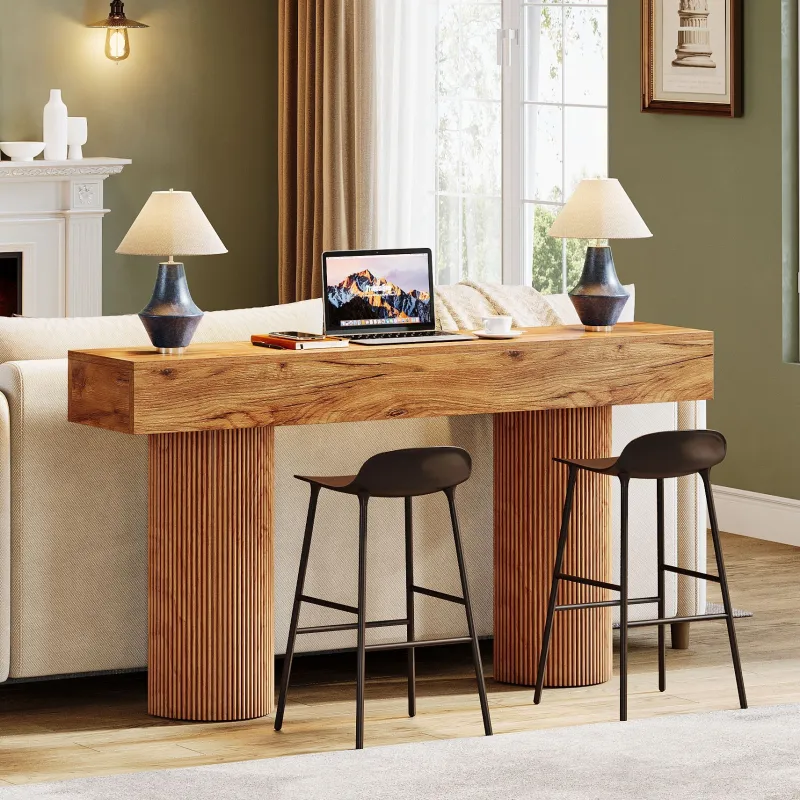 Tribesigns Console Tables|Console Tables*63" Console Table, Farmhouse Sofa Table Entryway Table