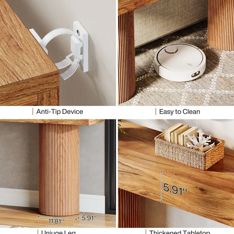 Tribesigns Console Tables|Console Tables*63" Console Table, Farmhouse Sofa Table Entryway Table