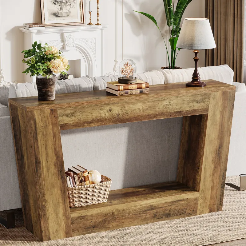 Tribesigns Console Tables|Console Tables*59" Console Table, Farmhouse Entryway Table Sofa Table Behind Couch