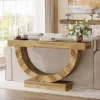 Tribesigns Console Tables|Console Tables*59" Console Table, Farmhouse Sofa Table Hallway Table with Half - circle Base