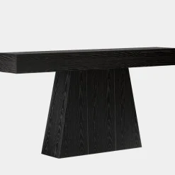 Tribesigns Console Tables|Console Tables*63" Console Table, Farmhouse Entryway Table Sofa Table with Trapezoidal Base