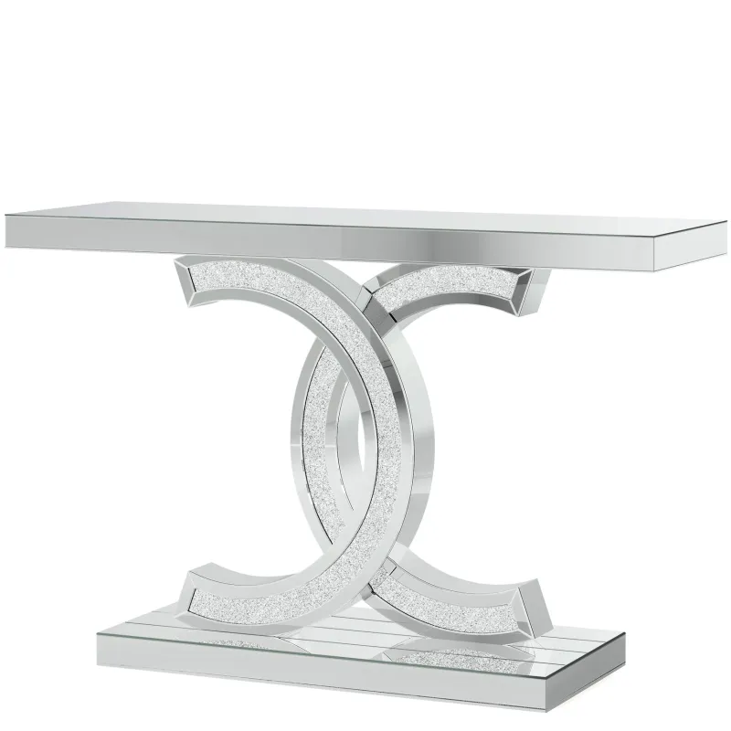 Tribesigns Console Tables|Console Tables*39" Console Table, Modern Mirrored Sofa Table Hallway Table