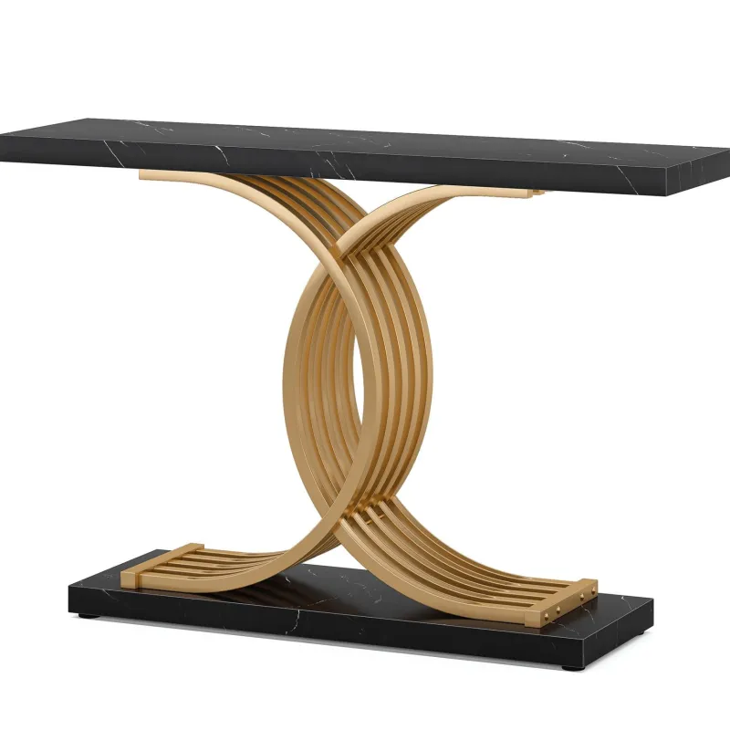 Tribesigns Console Tables|Console Tables*39" Console Table, Narrow Faux Marble Entryway Hallway Sofa Table