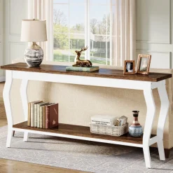 Tribesigns Console Tables|Console Tables*70.9" Console Table, Vintage Sofa Table with 2 - Tier Storage
