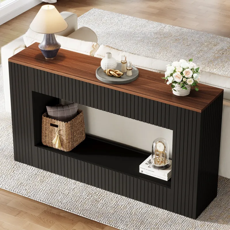 Tribesigns Console Tables|Console Tables*55" Console Table, Wood Entryway Table Sofa Table with Storage