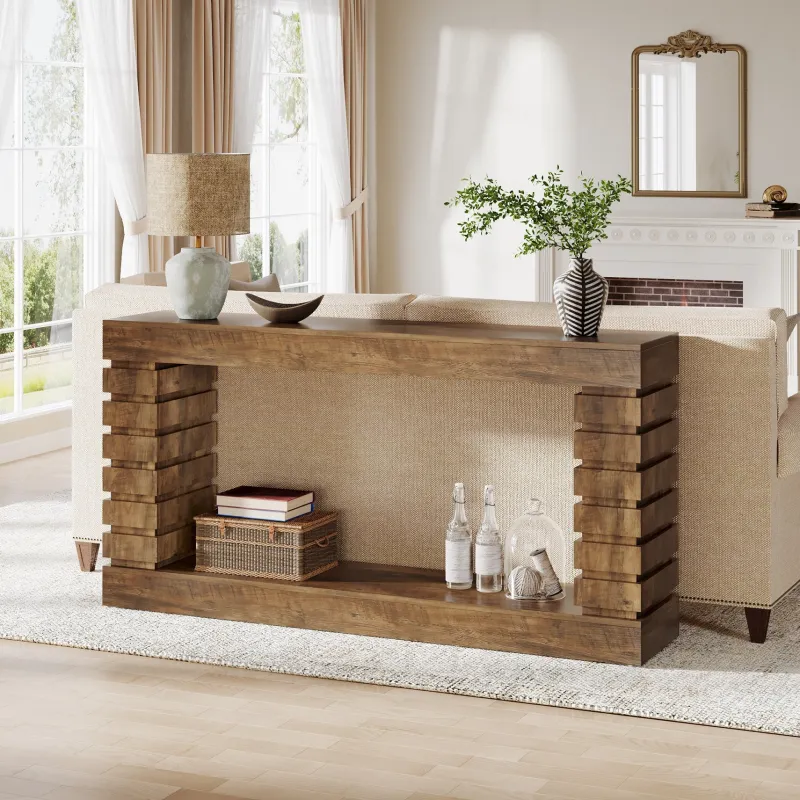 Tribesigns Console Tables|Console Tables*70.8" Console Table, Wood Rectangular Sofa Table