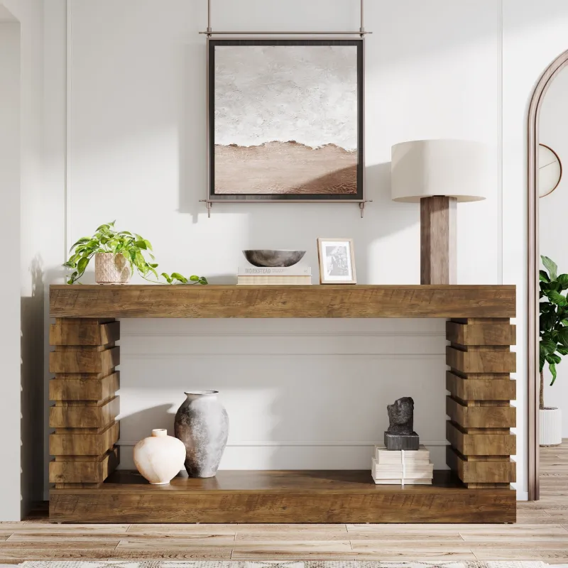 Tribesigns Console Tables|Console Tables*70.8" Console Table, Wood Rectangular Sofa Table