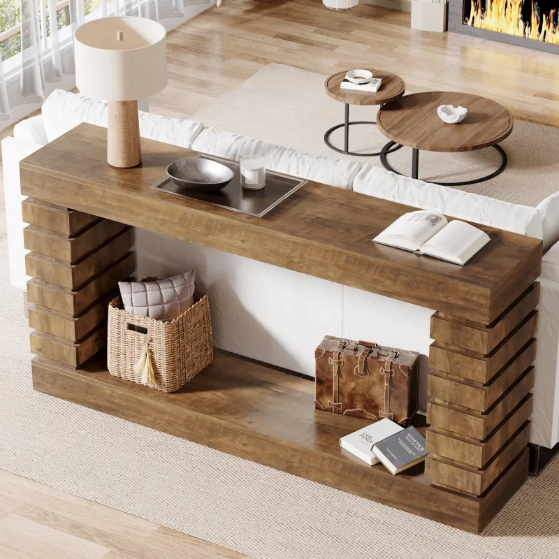 Tribesigns Console Tables|Console Tables*70.8" Console Table, Wood Rectangular Sofa Table
