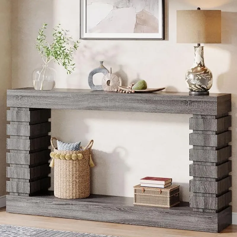 Tribesigns Console Tables|Console Tables*70.8" Console Table, Wood Rectangular Sofa Table