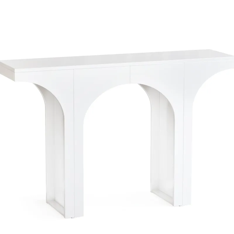 Tribesigns Console Tables|Console Tables*47" Console Table, Wooden Entryway Table Sofa Table with Arch Base
