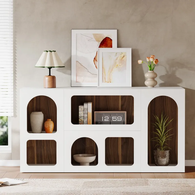 Tribesigns Console Tables|Console Tables*59" Console Table, Wooden Sofa Table Storage Organizer Entrance Table