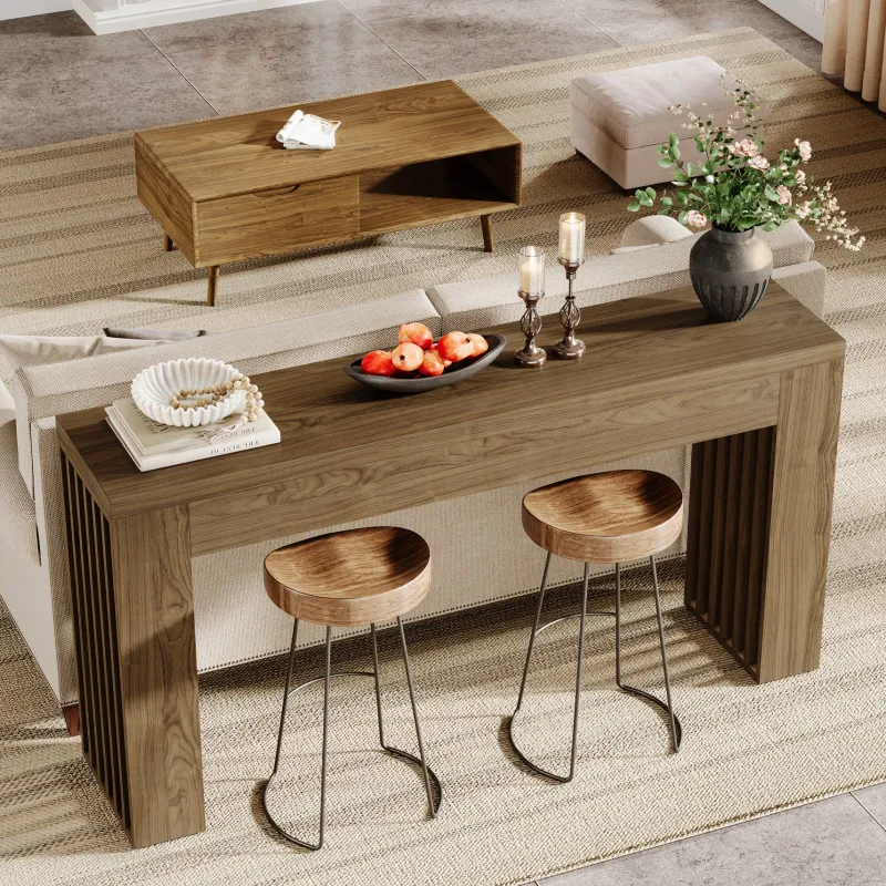 Tribesigns Console Tables|Console Tables*59" Console Table, Wooden Sofa Table Behind The Couch Hallway Table