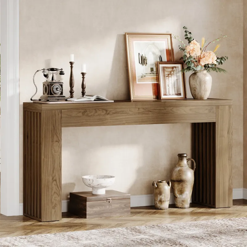 Tribesigns Console Tables|Console Tables*59" Console Table, Wooden Sofa Table Behind The Couch Hallway Table