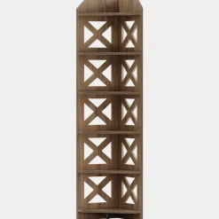 Tribesigns Corner Shelves|Corner Shelves*70.8" Corner Shelf, 6 - Tier Corner Bookcase Display Shelves Plant Stand